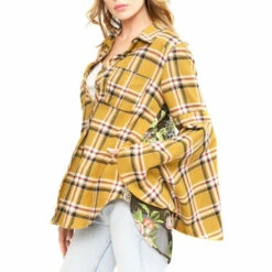 Best Pirce 🔥 Aratta Siri Plaid 👚 Shirt Mstrd Mustard ✔️ -Cheap Aratta Store unnamed file 101