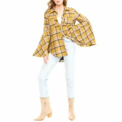 Best Pirce 🔥 Aratta Siri Plaid 👚 Shirt Mstrd Mustard ✔️ -Cheap Aratta Store unnamed file 104