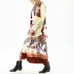 Buy 🛒 Aratta In The Saddle Maxi 👕 Shirt 🥰 -Cheap Aratta Store unnamed file 1070