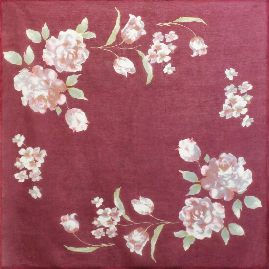 Best deal π₯° ARATTA Maroon Fall Roses Bandana π 1 Best deal π₯° ARATTA Maroon Fall Roses Bandana π