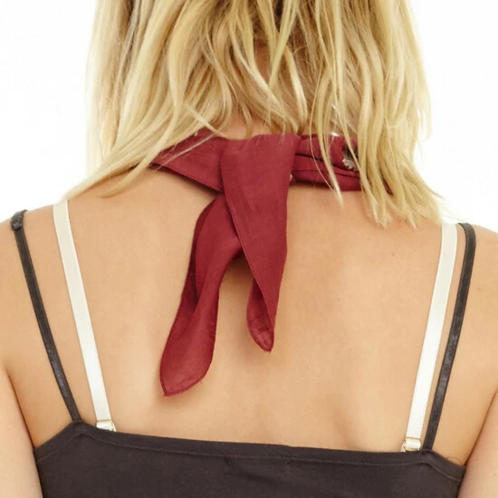 Best deal π₯° ARATTA Maroon Fall Roses Bandana π 3 Best deal π₯° ARATTA Maroon Fall Roses Bandana π - Image 3