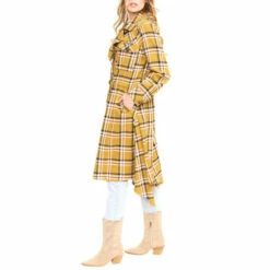 Top 10 🎉 Aratta Mustard Coco Plaid Trench 🧥 Coat Mstrd Mustard 🎁 -Cheap Aratta Store unnamed file 116