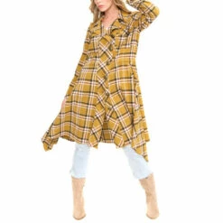 Top 10 🎉 Aratta Mustard Coco Plaid Trench 🧥 Coat Mstrd Mustard 🎁 -Cheap Aratta Store unnamed file 118