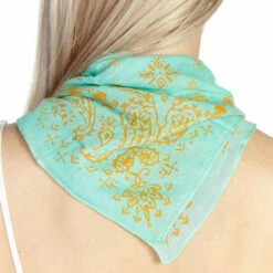 Outlet 😀 Aratta Pretty Mint Bandana 👏 -Cheap Aratta Store unnamed file 1191