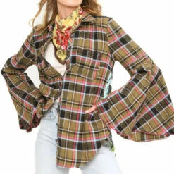 Outlet 🌟 Aratta Peacock Paradise Plaid 👚 Shirt Black Black/fuchsia 👍 -Cheap Aratta Store unnamed file 12