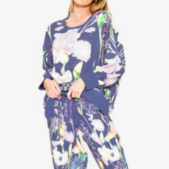 Flash Sale ❤️ Aratta Purple Iris Of Wales Sweatpants 😍 -Cheap Aratta Store unnamed file 1232