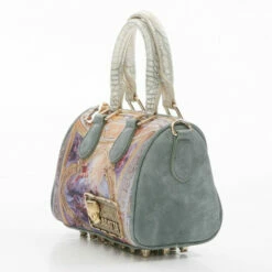 Coupon 👏 Aratta Teal Renaissance 👜 Handbag 🤩 -Cheap Aratta Store unnamed file 1255