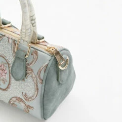 Coupon 👏 Aratta Teal Renaissance 👜 Handbag 🤩 -Cheap Aratta Store unnamed file 1256