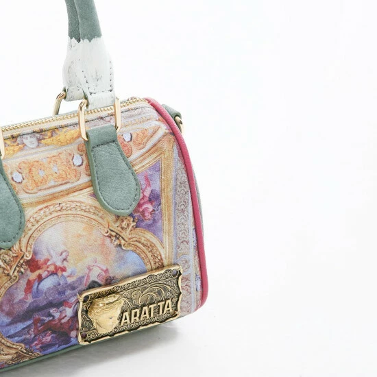Buy π₯ Aratta Teal W/ Pink Renaissance π Handbag π 6 Buy π₯ Aratta Teal W/ Pink Renaissance π Handbag π - Image 6