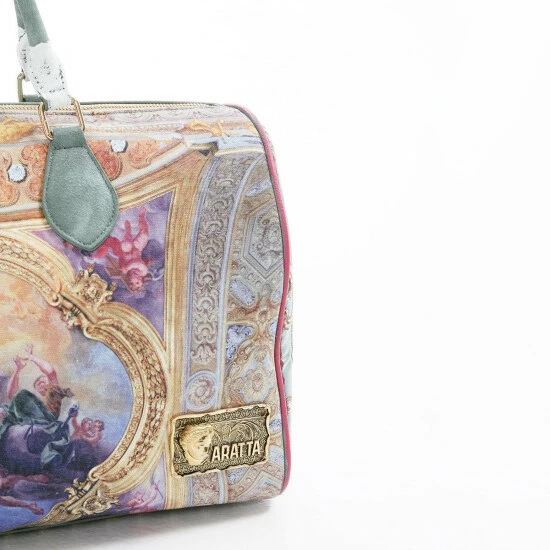 New β€οΈ Aratta Large Teal Renaissance π Handbag π₯° 3 New β€οΈ Aratta Large Teal Renaissance π Handbag π₯° - Image 3