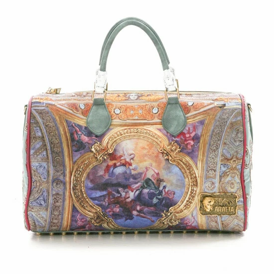 New β€οΈ Aratta Large Teal Renaissance π Handbag π₯° 9 New β€οΈ Aratta Large Teal Renaissance π Handbag π₯° - Image 9