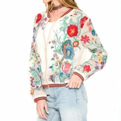 Buy 💯 Aratta Bellezza Embroidered Jacket - White 🔔 -Cheap Aratta Store unnamed file 1334