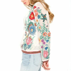 Buy 💯 Aratta Bellezza Embroidered Jacket - White 🔔 -Cheap Aratta Store unnamed file 1337