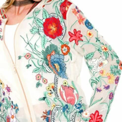 Buy 💯 Aratta Bellezza Embroidered Jacket - White 🔔 -Cheap Aratta Store unnamed file 1340