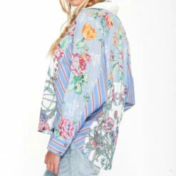 Promo 🥰 Aratta Wanna Feel 👚 Shirt - Blue 🎁 -Cheap Aratta Store unnamed file 1360