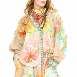 Top 10 ✨ Aratta Dark Paradise 👕 Shirt Taupe Taupe 🔔 -Cheap Aratta Store unnamed file 142