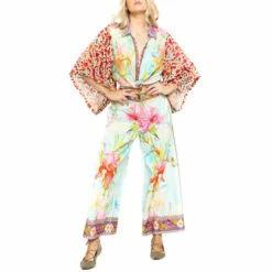 Best deal 🌟 Aratta Stunning Florals 👚 Shirt Teal Teal Floral ✨ -Cheap Aratta Store unnamed file 194