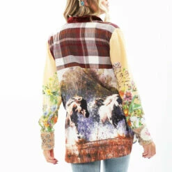 Best Pirce 💯 ARATTA Rust All These Horse Blouse 🧨 -Cheap Aratta Store unnamed file 254