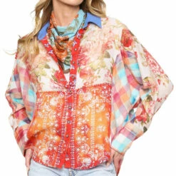 Best Sale 💯 Aratta Tie Dye Independence Day 👚 Shirt 🔥