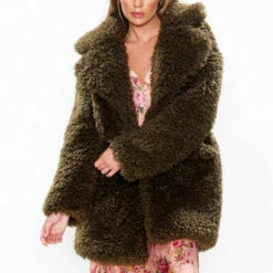 Hot Sale 🤩 Aratta Fayre Fur 🧥 Coat -Brown 🔥