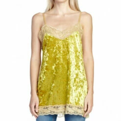 Budget 👍 Aratta Velvet Dreams Lace Cami Amber Gold 🧨 -Cheap Aratta Store unnamed file 501