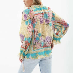 Best Sale 🎉 Aratta Artisan Leopard Blouse 😉 -Cheap Aratta Store unnamed file 597