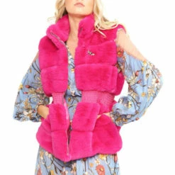 Best Pirce 🎉 Aratta Fuchsia Winter Spice Vest Fscha Fuchsia 🛒