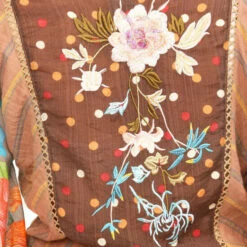 Cheapest 😉 Aratta Mariah Stripe Embroidered Blouse Brown Brown 🔥 -Cheap Aratta Store unnamed file 77