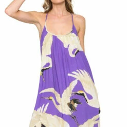 Brand new 🔥 Aratta Violet Cranes Of Heaven Maxi 👗 Dress ❤️ -Cheap Aratta Store unnamed file 781