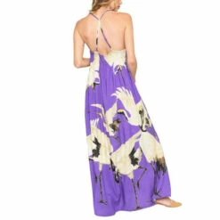 Brand new 🔥 Aratta Violet Cranes Of Heaven Maxi 👗 Dress ❤️ -Cheap Aratta Store unnamed file 786