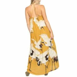 Outlet 🤩 Aratta Mustard Cranes Of Heaven Maxi 👗 Dress 😍 -Cheap Aratta Store unnamed file 792