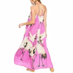 Best Pirce 🧨 Aratta Rose Cranes Of Heaven Maxi 👗 Dress 🛒 -Cheap Aratta Store unnamed file 804
