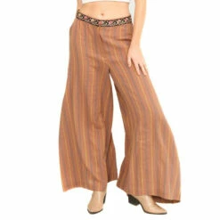 Top 10 💯 Aratta Mariah Stripe Pants Brown Brown ✨