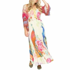 Best deal 🛒 Aratta Peacock Paradise Maxi 👗 Dress ⌛ -Cheap Aratta Store unnamed file 853