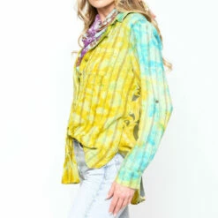 Buy 🥰 Aratta Tie Dye South Of France 👚 Shirt ✨ -Cheap Aratta Store unnamed file 882