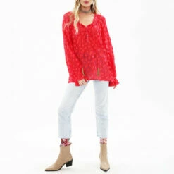 Best Pirce 🤩 Aratta Coral Mable Blouse 😀 -Cheap Aratta Store unnamed file 971