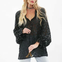 Promo 👏 Aratta Charcoal Mable Blouse 🤩 -Cheap Aratta Store unnamed file 983