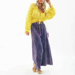 Promo ❤️ Aratta Mustard Mable Blouse 🛒 -Cheap Aratta Store unnamed file 986