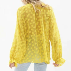Promo ❤️ Aratta Mustard Mable Blouse 🛒 -Cheap Aratta Store unnamed file 991